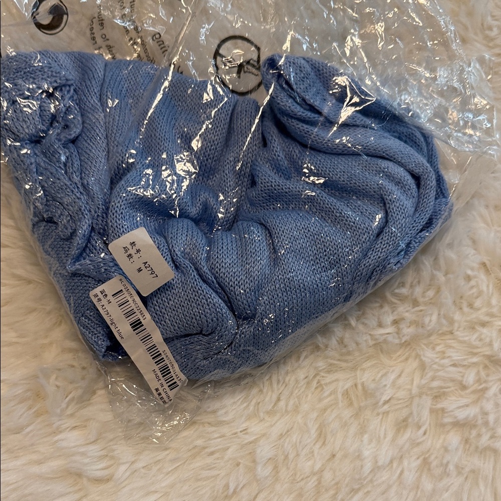 Blue Knit Sweater